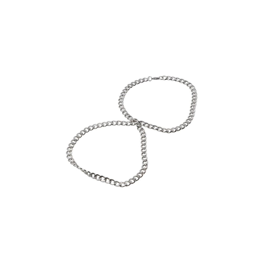 Stalowa moda damska biżuteria naszyjnik dla par łańcuszek do obojczyka łańcuszek kubański naszyjnik męski naszyjnik