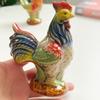 Ceramics Colorful Rooster and Hen Ornaments Ceramic Handicrafts Bedroom Desktop Decoration Housewarming Gift Outdoor Decorations
