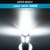 2X pojedyncza wtyczka Mini LED H1 High Low Beam Headlight Car Fog Light DRL Żarówki Zestaw konwersji 12V bezwentylatorowy Halogen Replacement 6000K
