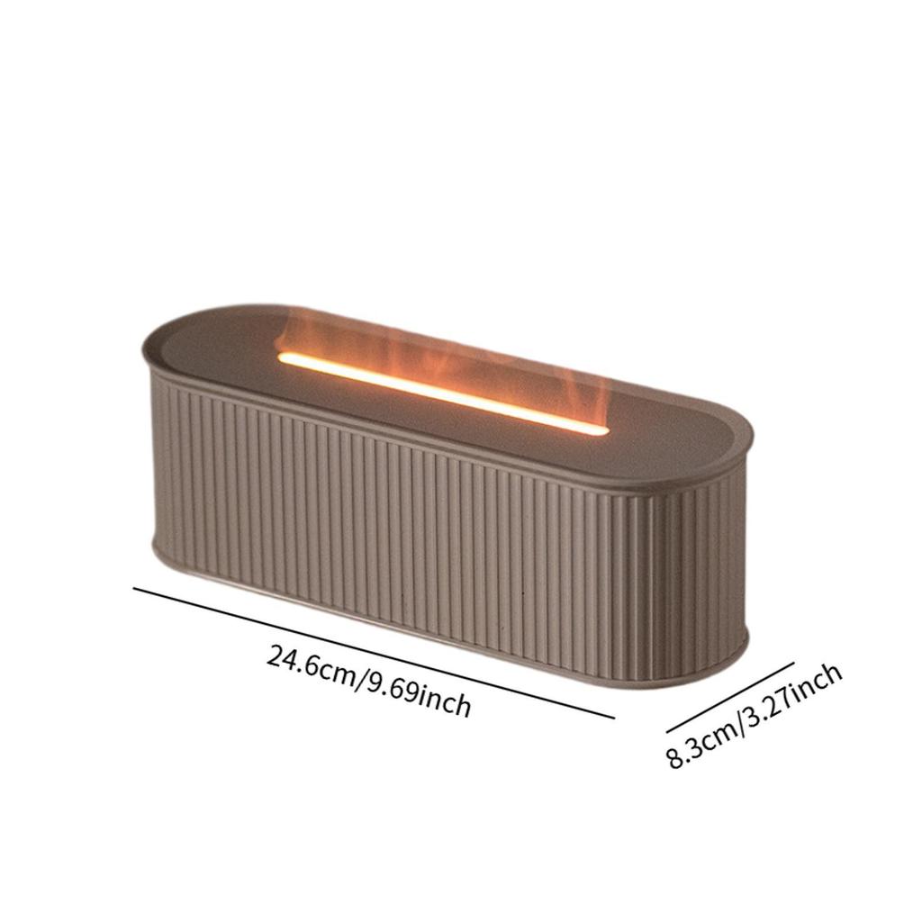 USB Bunter Flammen Ätherische Öle Diffusor für Zuhause Büro Timing-Funktion