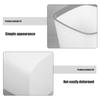 Large Capacity Trash Plastic Rectangular Garbage Bin Open Top Press Ring for Office Kitchen Bathroom Home Use