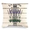 Vintage Poster Lavender Print Collection Polyester Pillowcase Pillowcase Pillowcase Home Decor Lathe Bedding