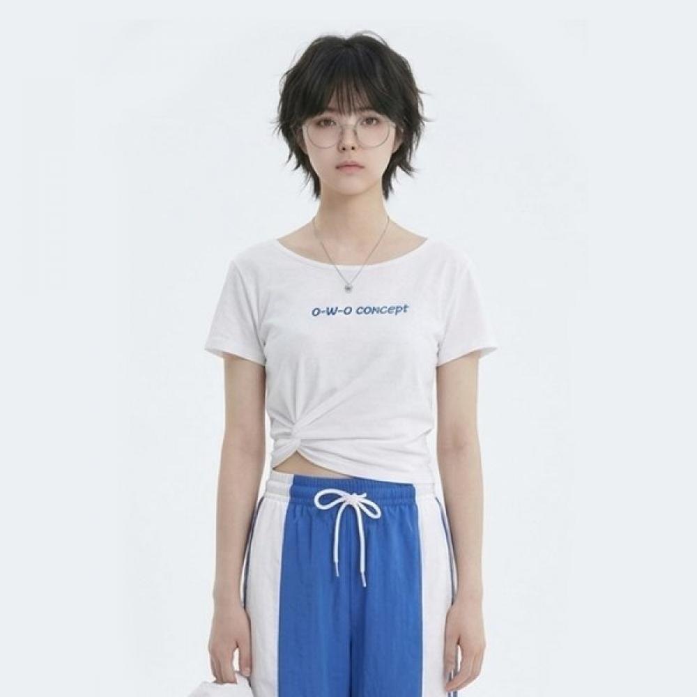 Wheeline Crop T shirT wiTh leTTering w64m1Ts03 blacks/FREE