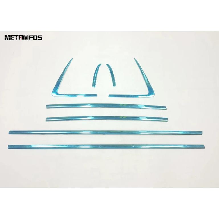 For Mazda 3 M3 Axela Sedan 2014-2017 2018 Stainless Upper Lower Window Sill Window Frame Molding Trim Accessories Car Styling