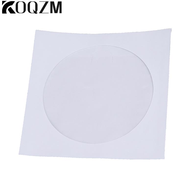 Disc Paper Bags Disc Packaging Bags CD DVD Disc Paper Sleeves Envelope Storage Clear Window Boxes Flip Tops