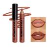 Delineador de Labios y Color Completo en 12 Tonos Mate, Fórmula Ligera para Todos los Tipos de Beige Claro Adecuado para Labios con Look Completo, Delinea y Rellena el Look de los Labios