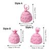 Plastic Angel Trinket Box Pink Jewelry Container Exquisite Ballet Dancer Jewelry Box  Table Decor