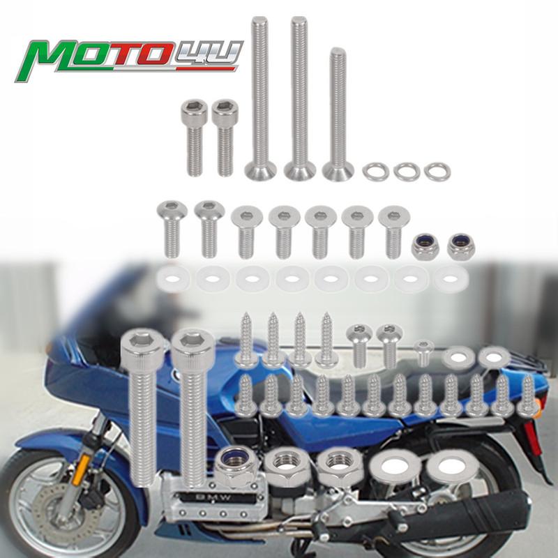 For BMW K100RS K100 RS 352-Piece Stainless Steel Motorcycle Accessories Screw Kit Fasteners