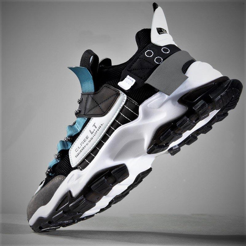 Fashion Plus Size Summer Non-slip Men's Sneakers White Sports Shoes Men Running Shoes Husband Sneakers Man Sport Boty Sneekers GMB-1414