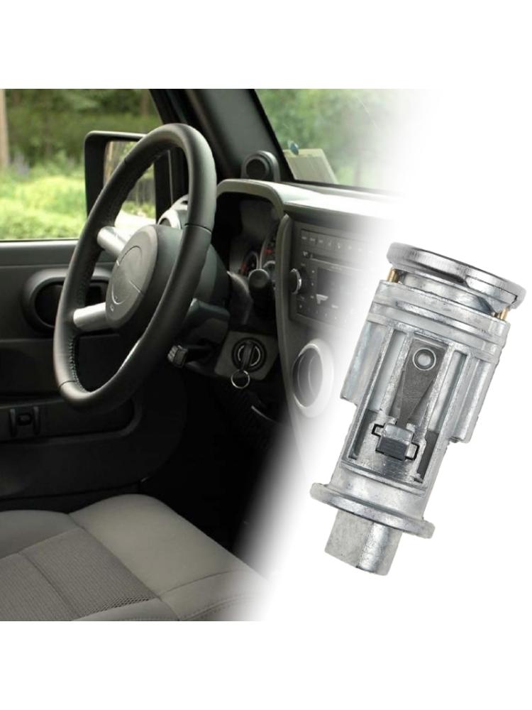 Automotive Ignition Key Switch Lock Cylinder Ignition Start Part  Compatible for 5003843AA 5003843AB 5083915AB