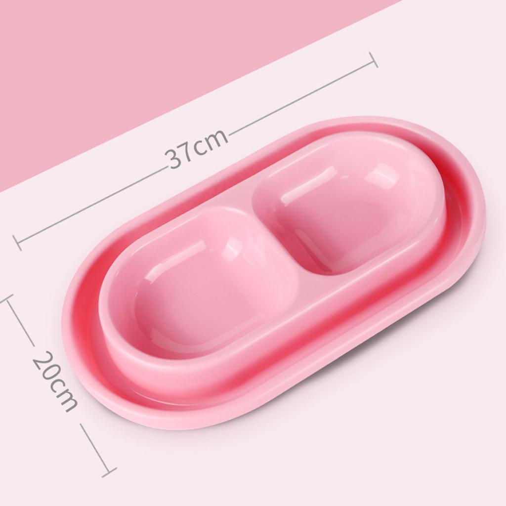 Cat Bowls for Food and Water Outdoor AntiSlip Cat Food and Water Feeder
