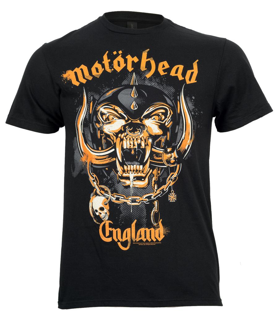 Motorhead T-shirt Mosterd Varken Nieuw Zwart Officieel