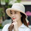 New Spring and Autumn Sun Protection Fisherman Hat for Women, Summer Korean Style Fashion Versatile British Style Sun Hat, Japanese Style