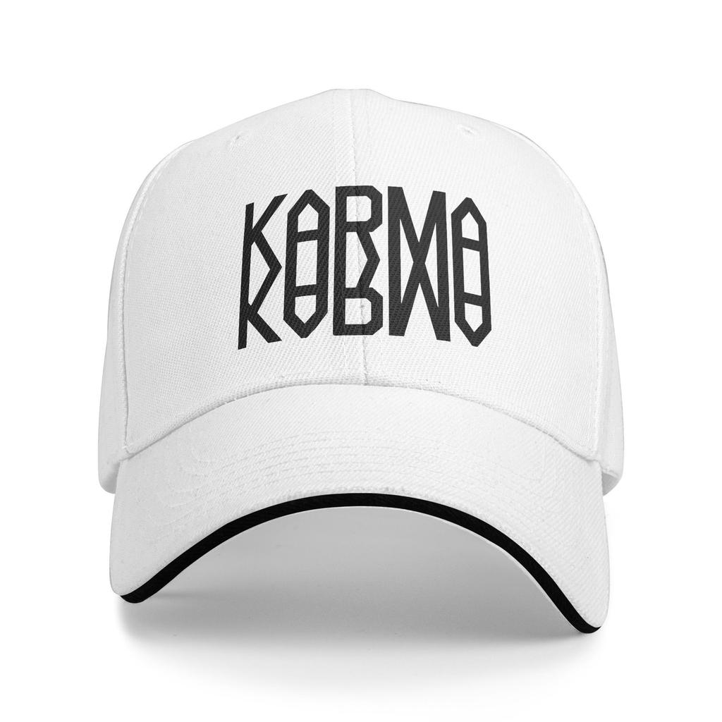 Kpop Album KARMA Casual Baseball Cap Hiking Fishing Trucker Hat Spring Sun Visor Couple Women Streetwear Baseball Caps