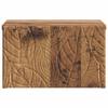 Wall Mounted Nightstand Reclaimed Wood Look 49 x 34.5 x 20 cm