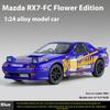 1/24 Mazda RX7 Wersja Wyścigowa Samochód Stopowy Odlewy Ciśnieniowe i Pojazdy Zabawkowe Model Samochodu Miniaturowy Model Samochodu Zabawki dla Dzieci