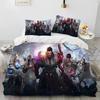 3D Lost ARK Game Gamer Cartoon Comforter Bedding Set,Duvet Cover Bed Set Quilt Cover Pillowcase,king Queen Size Bedding Set Boys