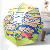 MinnaNoTabo Automatic Folding Umbrella Simple 8 Rib Design, Bright Cartoon Pattern, Durable Iron Frame, Suitable For Travel, Outdoor, Beach