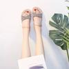 Fashion Open Toe Flat Rubber Woman Shoes Asian Size 2025 Trend Sandal Anti Slip Hot Designer Casual Shoe Original Pvc Sandals for Women