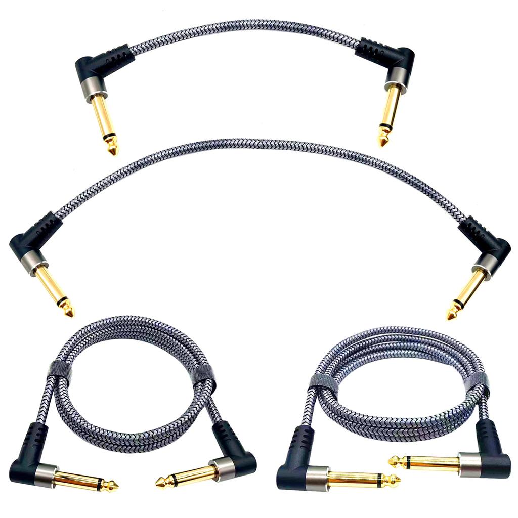 Guitar Patch Cable Replacement Guitar Pedal Cable Effect Cable No Noise Shielded Cable for Guitar Effect Pedals