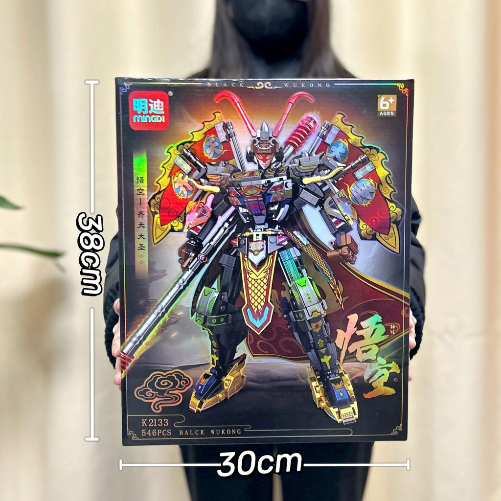 Boys Building Block Toys Compatible With Guofeng Mecha Building Block Ornament Mechanism Points Gift