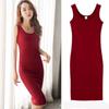 Women Fashion Round Neck Sexy Sleeveless Mini Dress Fashion Dress