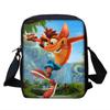 Child Backpacks Cartoon Crashs Bandicoots Shoulder Bag Pencil Case Pupil Large Capacity School Bags For Boys Girls Best Gift
