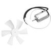 6 inch RV Vent Fan Blade with 12V RV Vent Motor D-Shaft