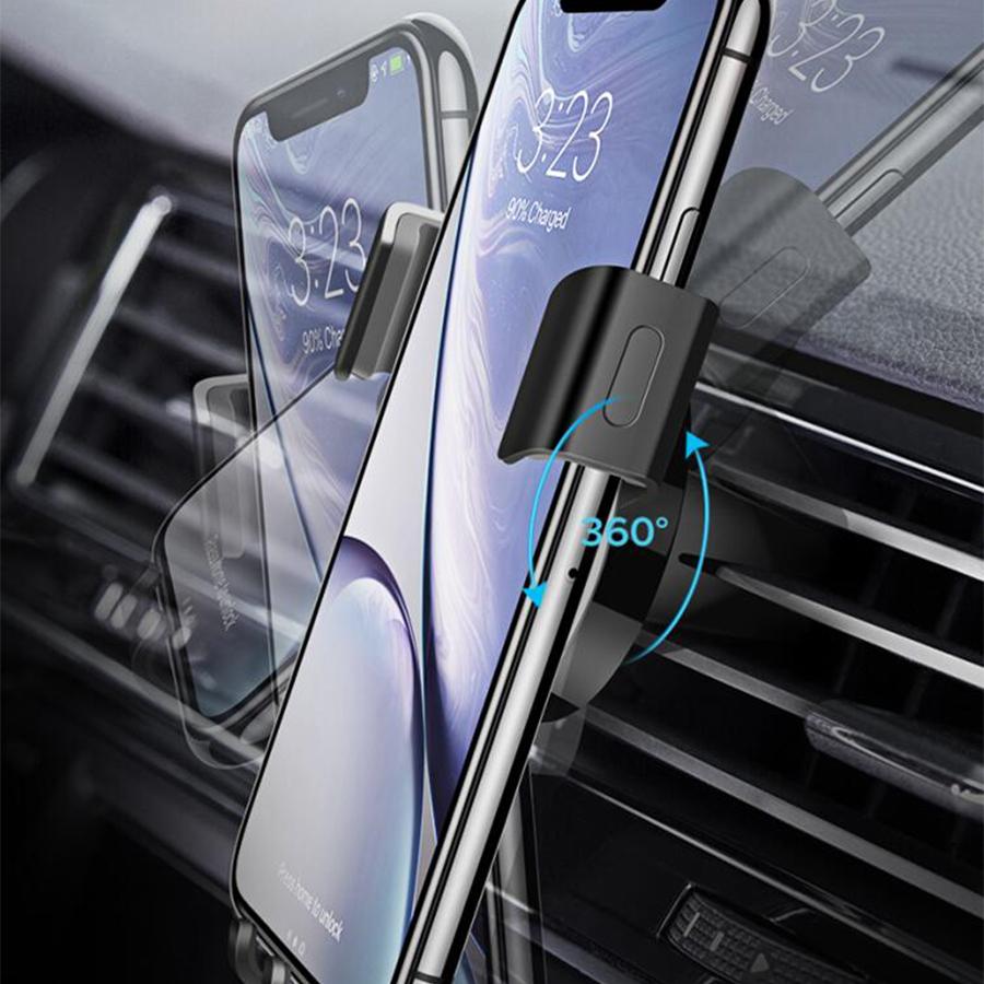 New Mobile Phone Gravity Bracket 360-degree Air Vent Mount Stand Phone Holder