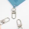 Knitting Needle Gauge Ruler with Carabiner Clip Keyring Crochet Yarns Knitting Gauge Knitting Needle Measuring Tool