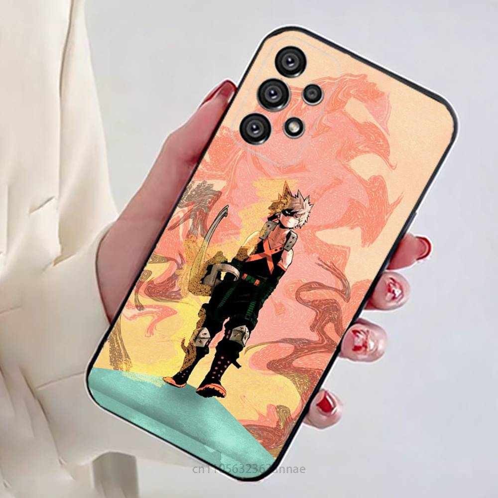 Katsuki Bakugo Hero A-Academia Phone Case for Samsung Galaxy A73,23,53,33,14,24,13,72,22,52,32,54,A34 Soft Cover