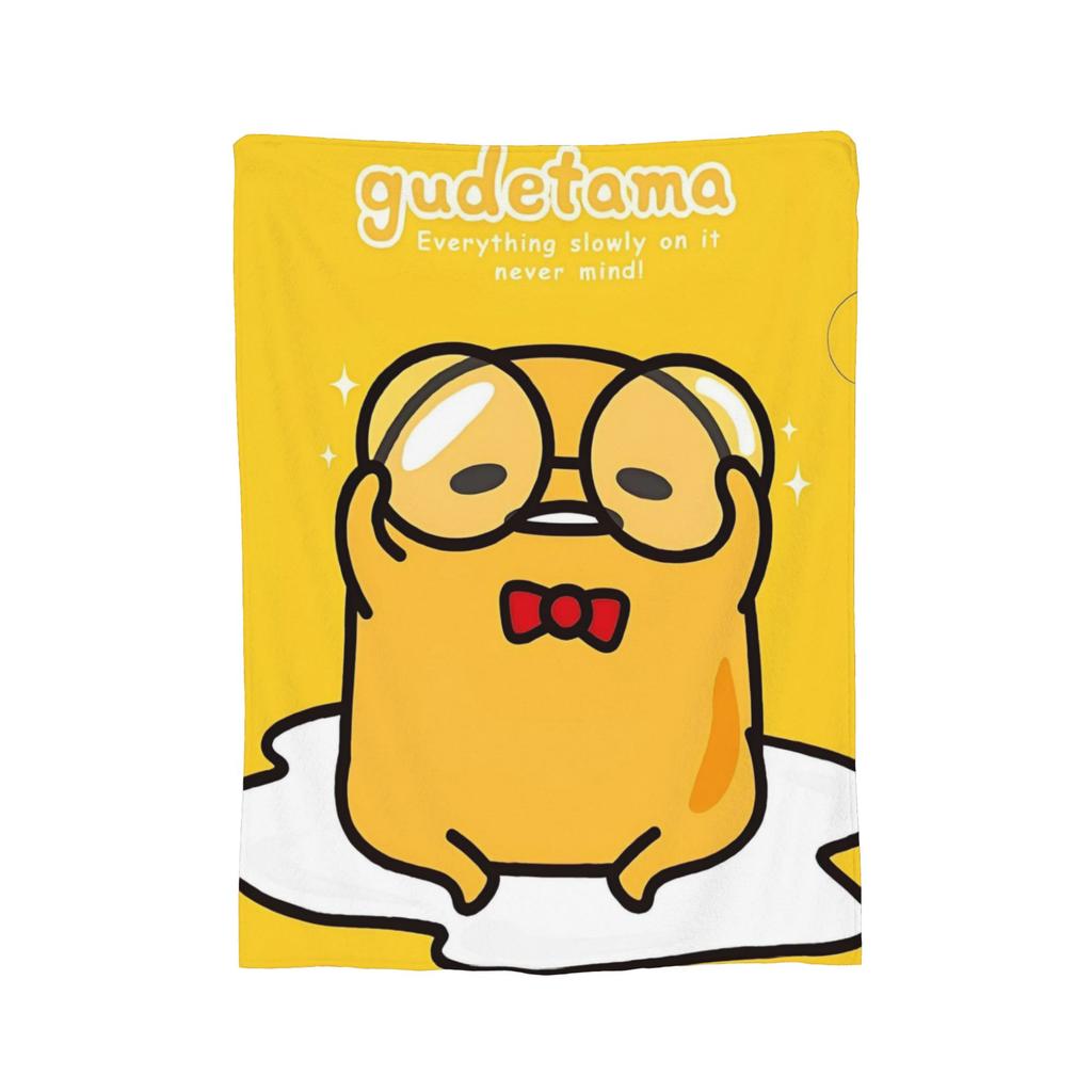 Lazy Egg Gudetama  Throw Blanket for Couch  Soft Cozy Plush Blanket 50x60 Inch Multi-size Bedspread for All Seasons