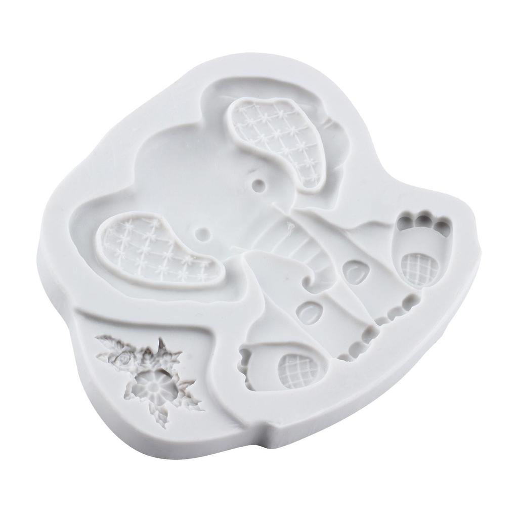 Elephant Silicone Mold Elephant Fondant Molds Cake Decorating Tools Theme Cake Dessert Decorated Chocolate Candy Mold