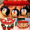 Fashion Braided Dog Collar with Cartoon Figure Bells Puppy Necklace Pet Supply