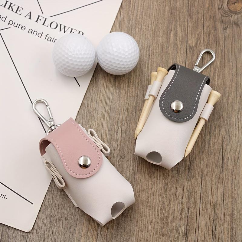 1 Stück tragbare Mini-Golftasche, kleine Geldbörse, professionelle Aufbewahrungstasche mit Haken, geeignet für den Golfplatz und Indoor-Golf.