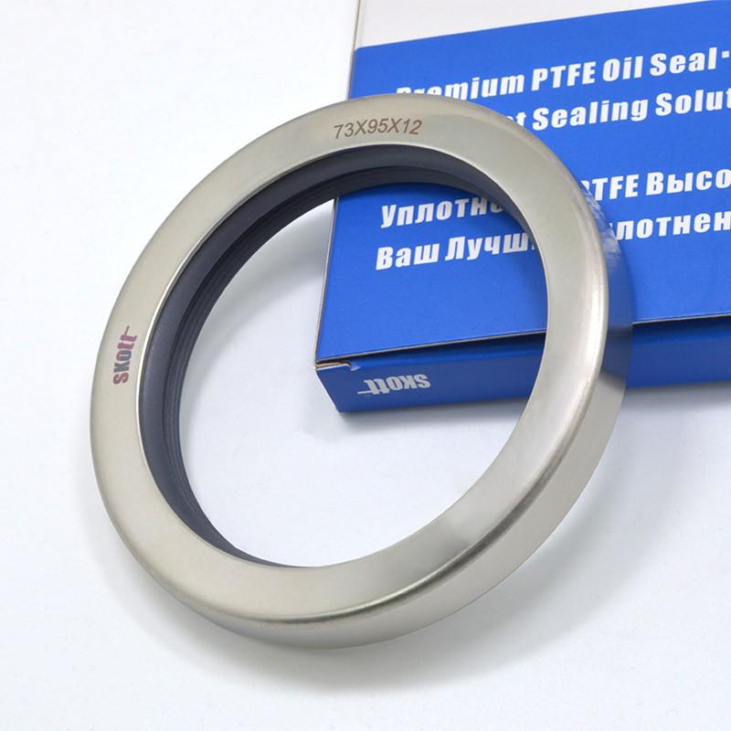 Corrosion-Resistant PTFE Oil Seal for High-Speed 73mm Shafts - Industrial Equipment