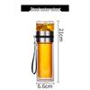 Shangqi Portable Glass Tea Infuser Bottle