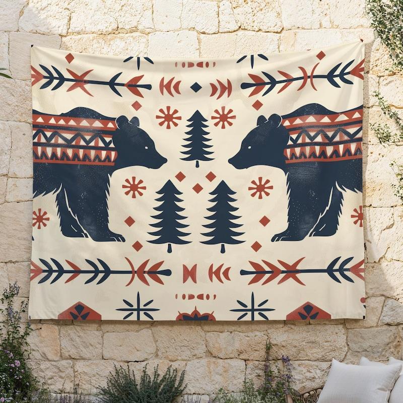 Tapestry Wild at Heart Bear 75x100