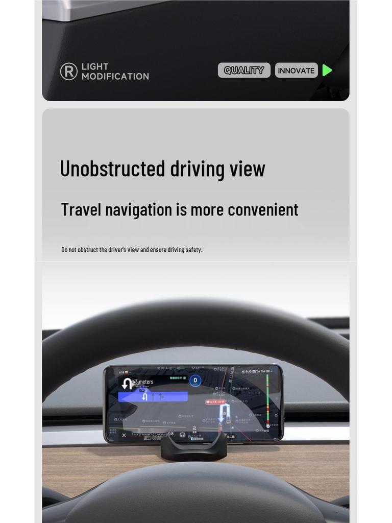 Tesla Model 3/Y Dashboard Silicone Phone Holder