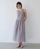 Yulago Check V Shirring Dress