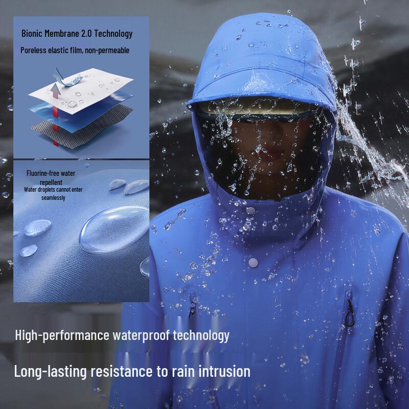 Panda Women's 3-in-1 Waterproof Breathable Outdoor Jacket