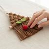 Hand Woven Xmas Tree Hanging Pendant Tassel Design Christmas Wall Pendant  Christmas Gift