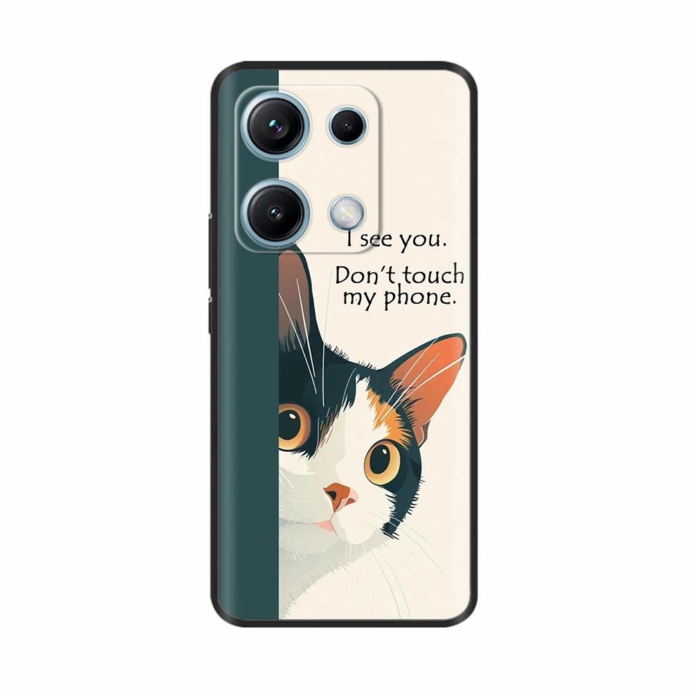 Xiaomi Redmi Note 14s Kılıfı Note14s Çiçekli Telefon Kılıfı Yumuşak İnce TPU Silikon Hafif Kapak Xiaomi Redmi Note 14s İçin