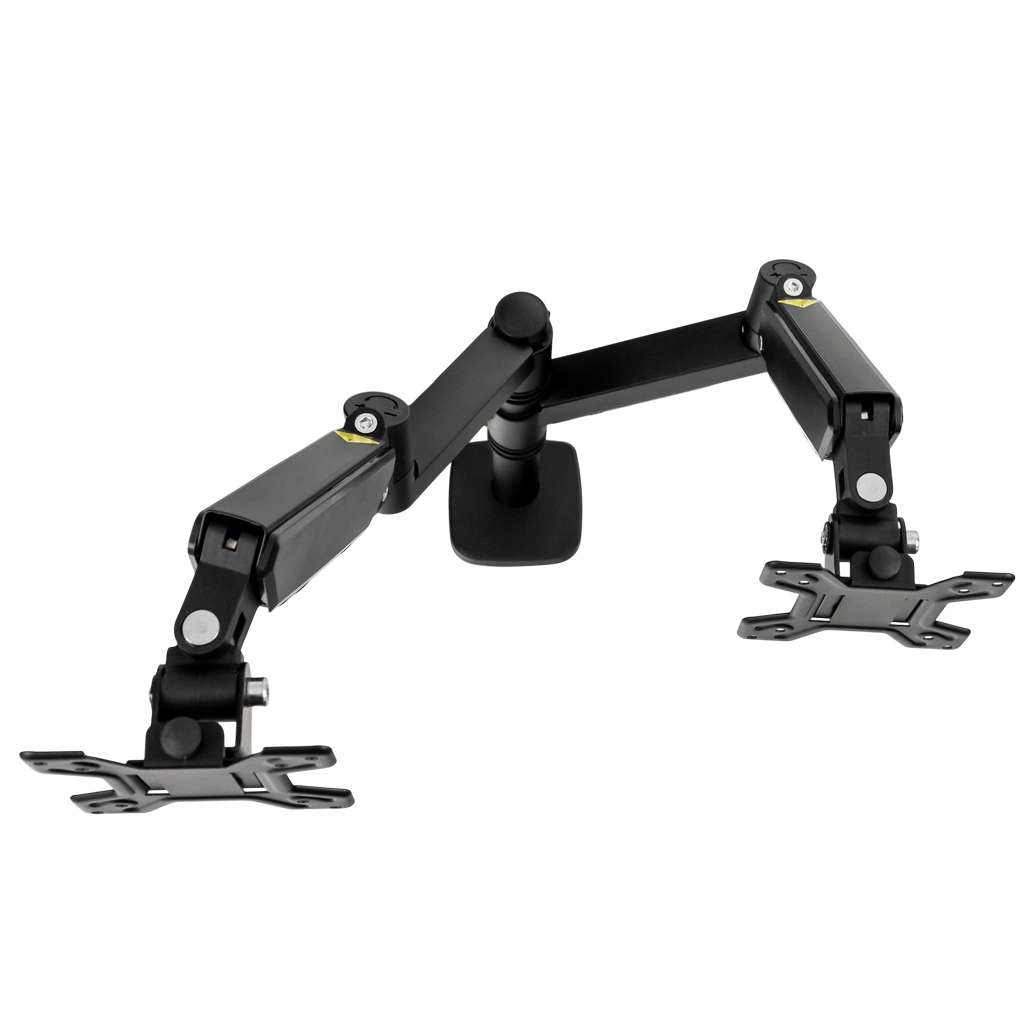 FURVERO HK002 Monitor Mount 2 X Arm, Gas Spring, Boom, Black N