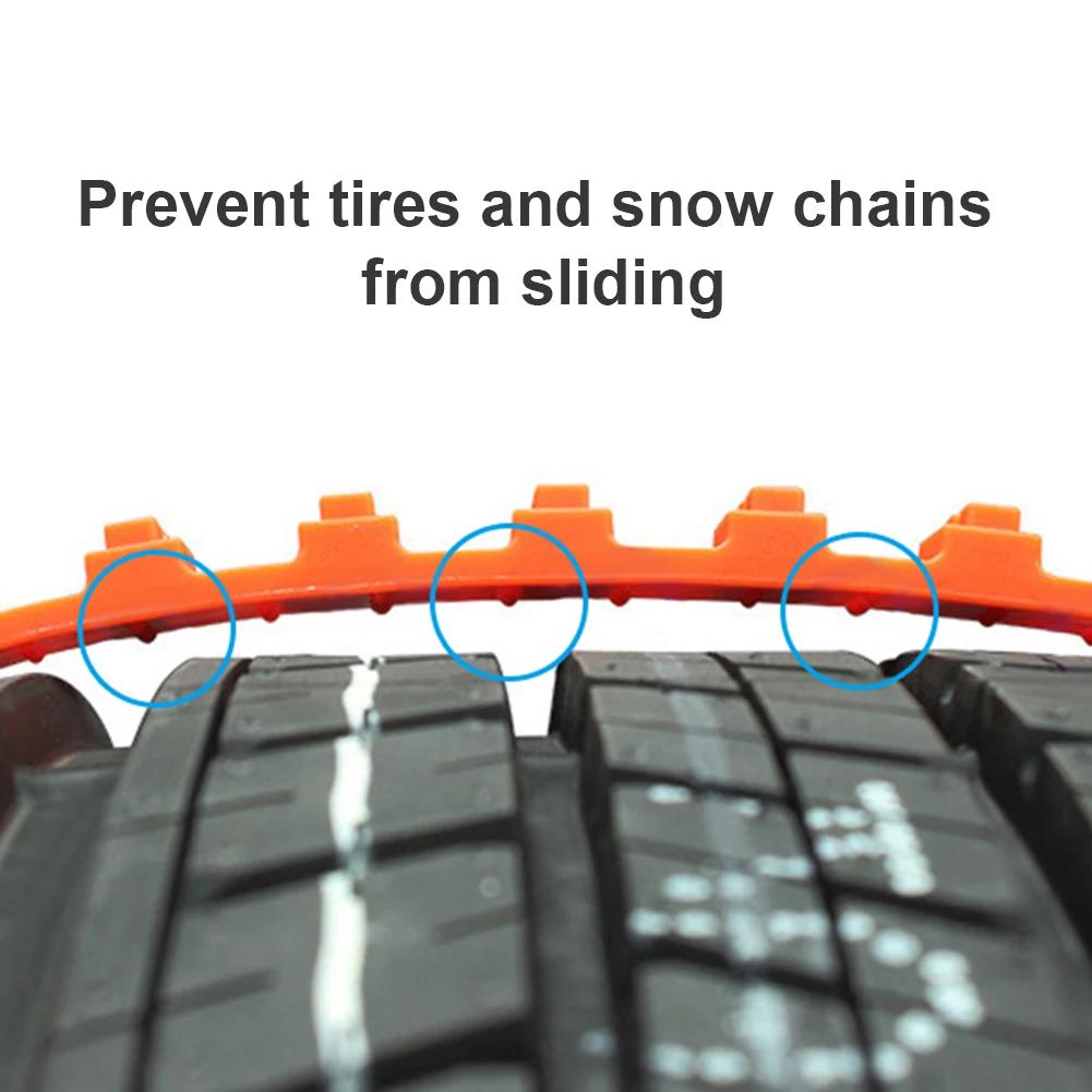 10/20/40Pcs Anti Skid Snow Chains Car Tire Wheels Chains Winter Outdoor Snow Tire Emergency Anti-Skid Auto Wheels Accessories
