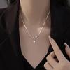 Bamboo Necklace Women's Festival High Water Drop Pendant Guochao Light Luxury Niche Design Mori Versatile Temperament Clavicle Chain