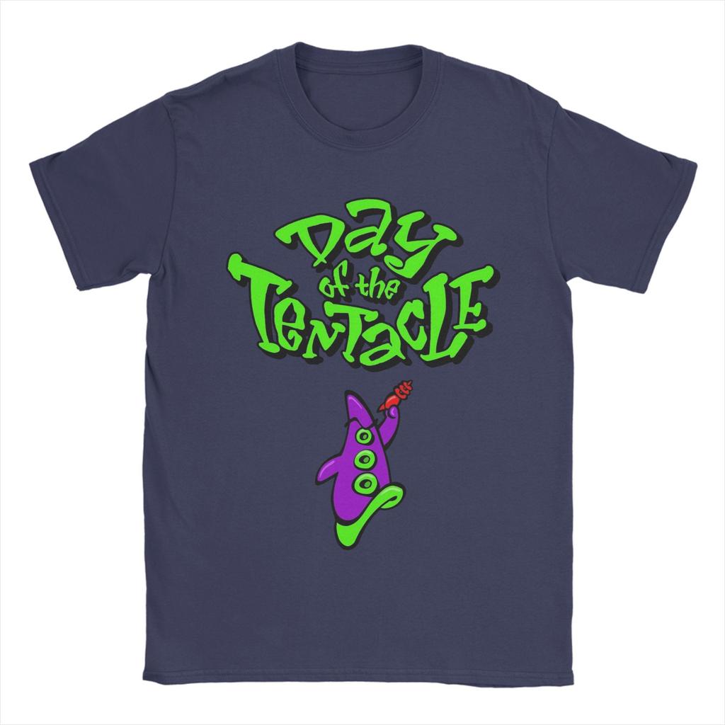 Unisexiac Unisexsion Magliette Day of the Tentacle per Unisex Divertenti Magliette in Cotone Girocollo Manica Corta Magliette Nuovi Arrivi