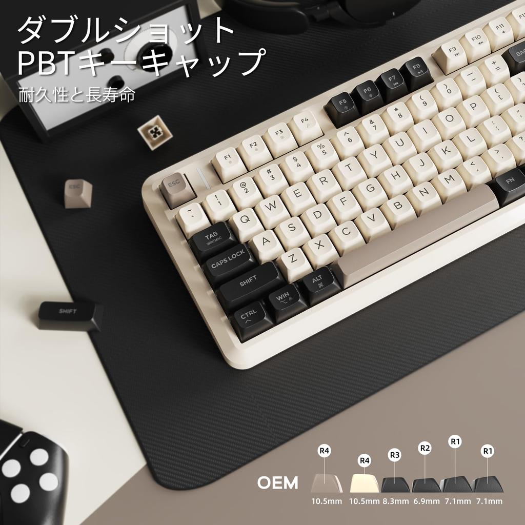 ZIYOU LANG X FREEWOLF M75 Wireless Gaming Keyboard with Smart Display PBT Gradient Rainbow TKL Membrane Keyboard with Mechanical Feel for & Knob,