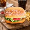 Soft PU Artificial Hamburger Realistic Fake Bread Creative Fake Hamburger  Dessert Shop