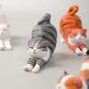 Home Decoration Cartoon Figurine Funny Cat Desktop Decoration New Animal Figurine Home